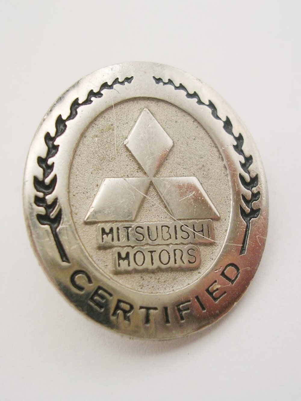 Mitsubishi Motors Certified Achievement Hat Jacket Lapel Pin Award